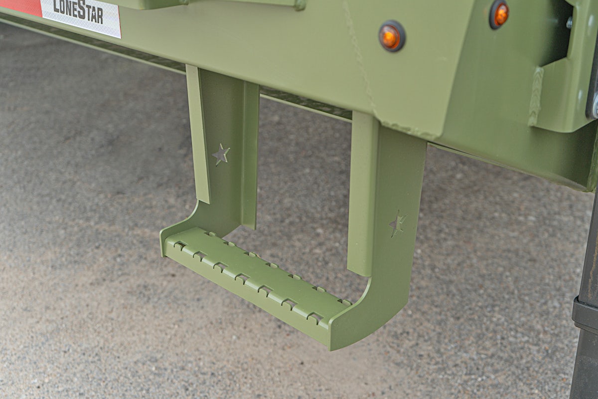 LoneStar 24'x102" 8" I-Beam Deckover Flatbed Trailer (F8) - Image 6