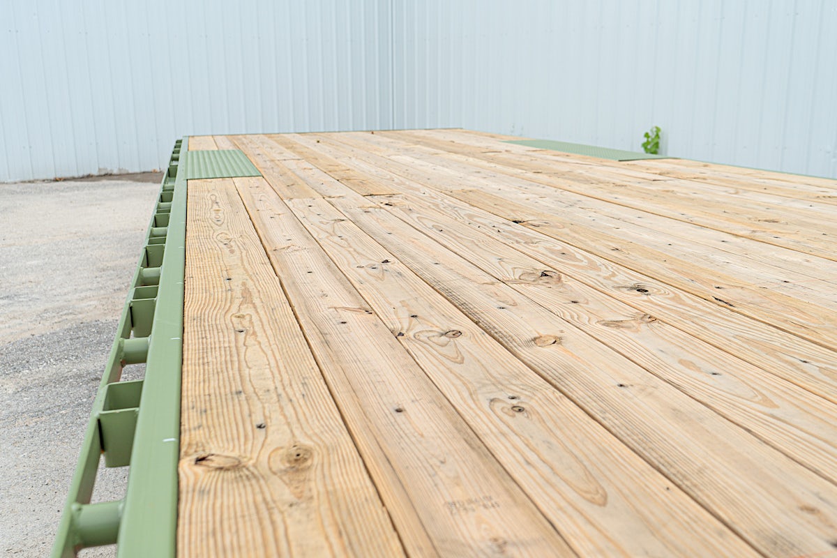 LoneStar 24'x102" 8" I-Beam Deckover Flatbed Trailer (F8) - Image 7