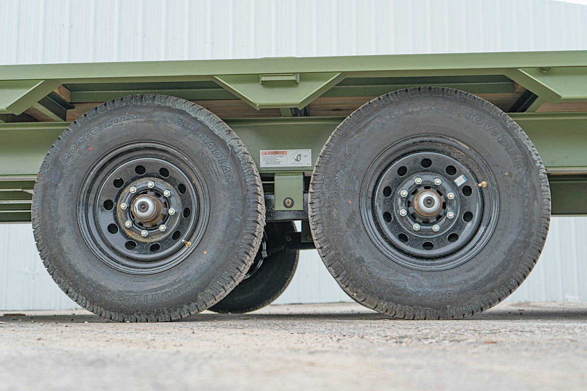 LoneStar 24'x102" 8" I-Beam Deckover Flatbed Trailer (F8) - Image 8