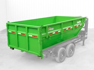 LoneStar 14' 14YD Steel Dumpster Bin w/ 4' Sides