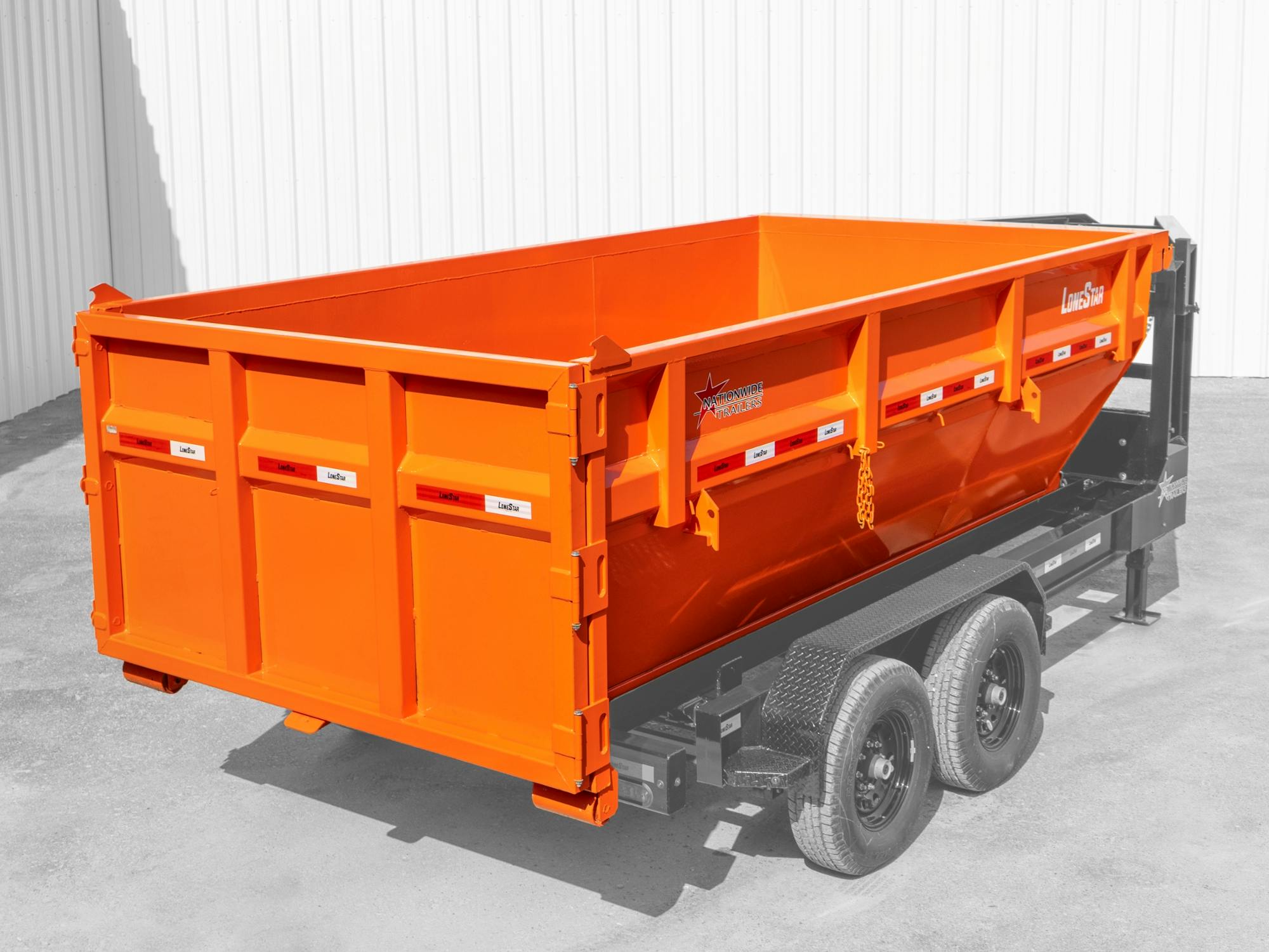 LoneStar 14' 14YD Steel Dumpster Bin w/ 4' Sides - Stock #76286 - Image 1 of 3