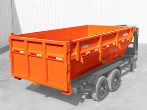 LoneStar 14' 14YD Steel Dumpster Bin w/ 4' Sides