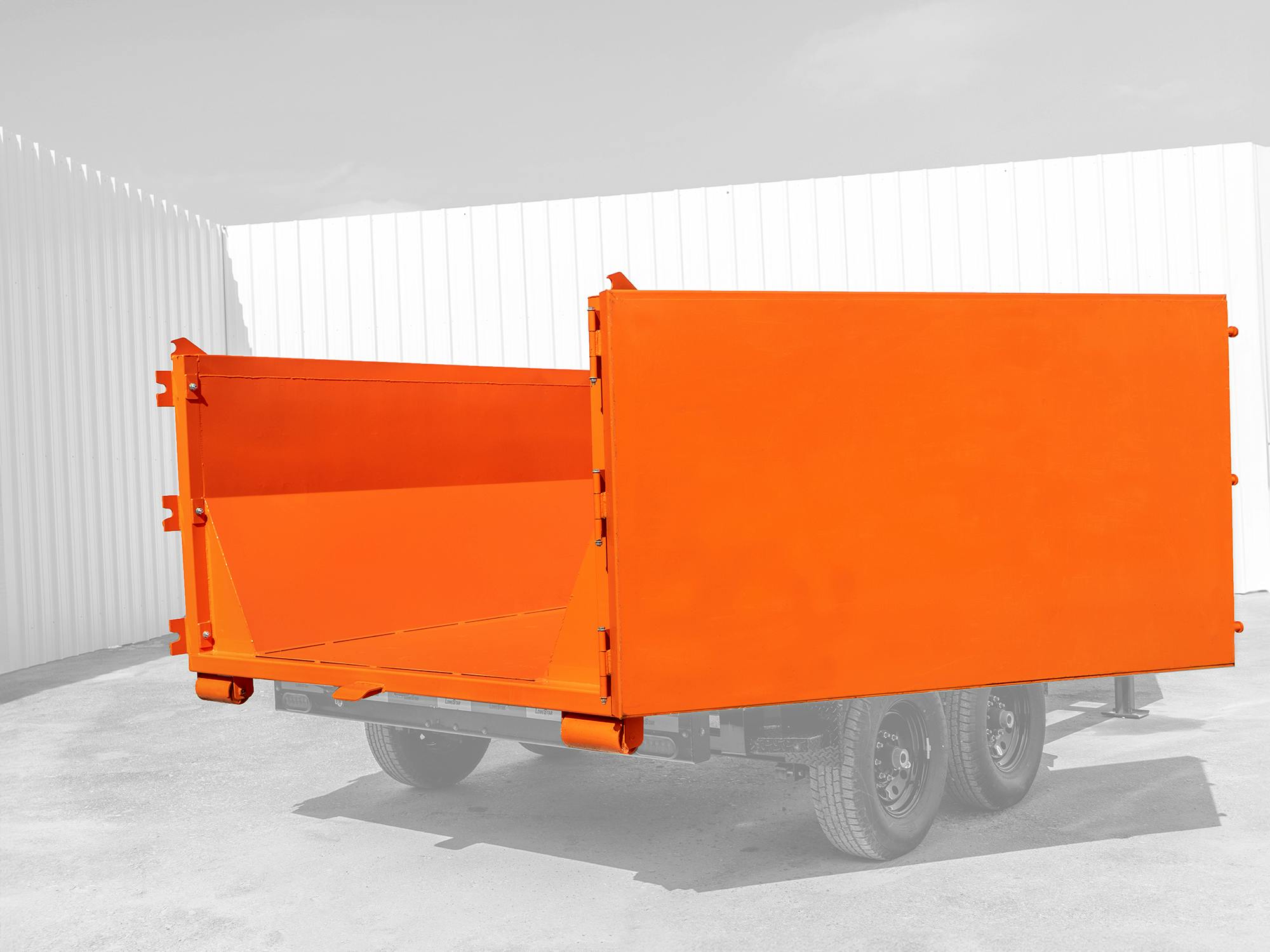 LoneStar 14' 14YD Steel Dumpster Bin w/ 4' Sides - Stock #76288 - Image 2 of 3