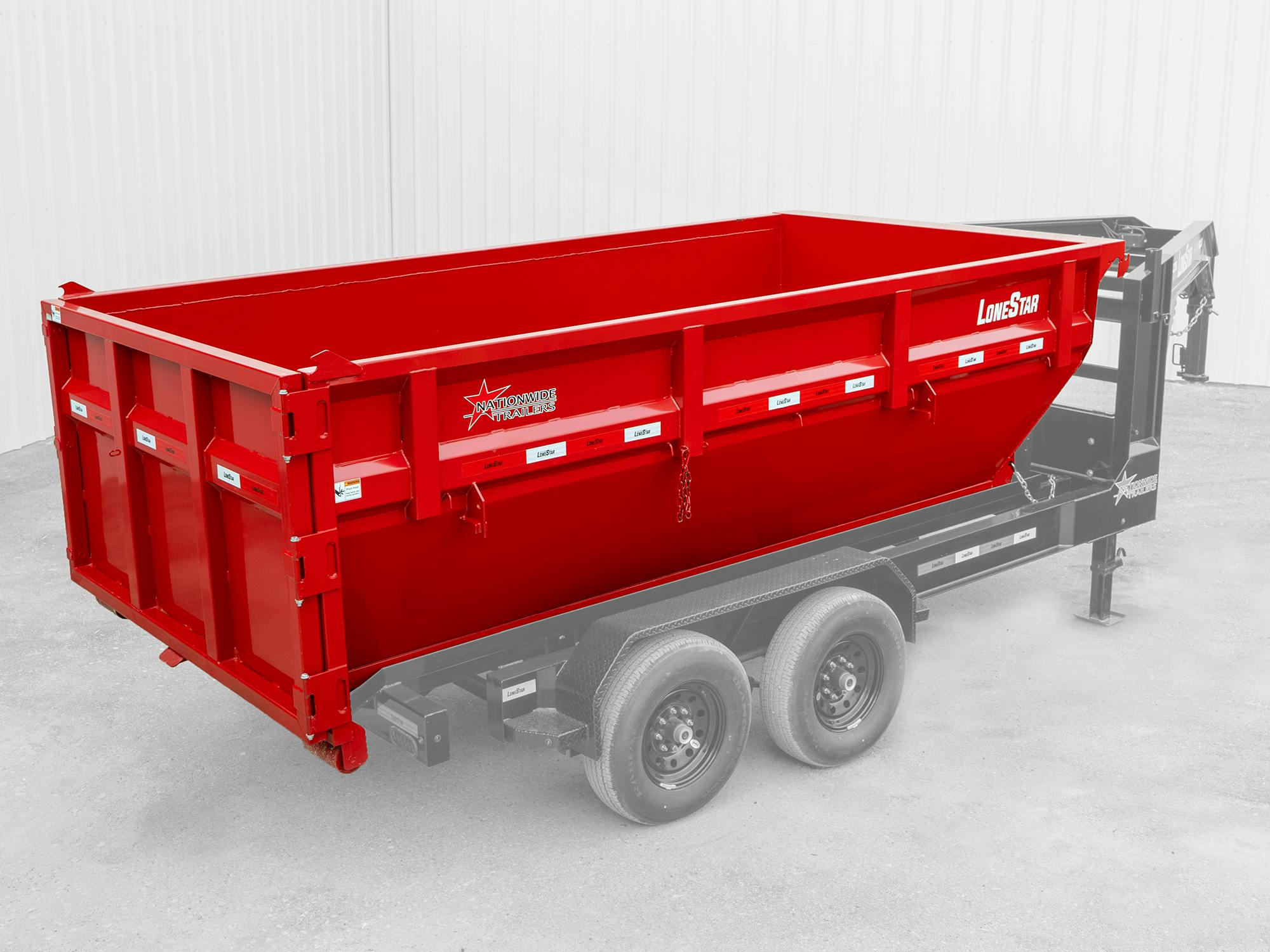 LoneStar 14' 14YD Steel Dumpster Bin w/ 4' Sides - Stock #76290 - Image 1 of 3