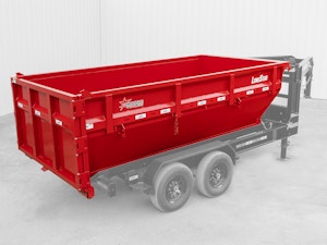 LoneStar 14' 14YD Steel Dumpster Bin w/ 4' Sides