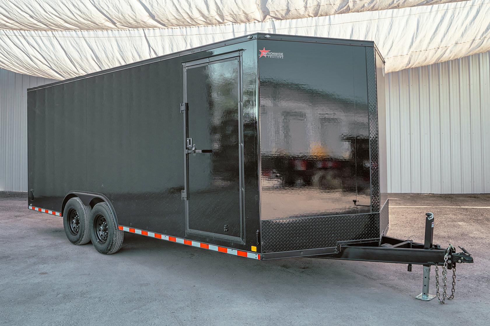 CellTech 8.5'x24' All-Steel Enclosed Cargo Trailer w/ Rear Barn Doors (C2) - Image 2