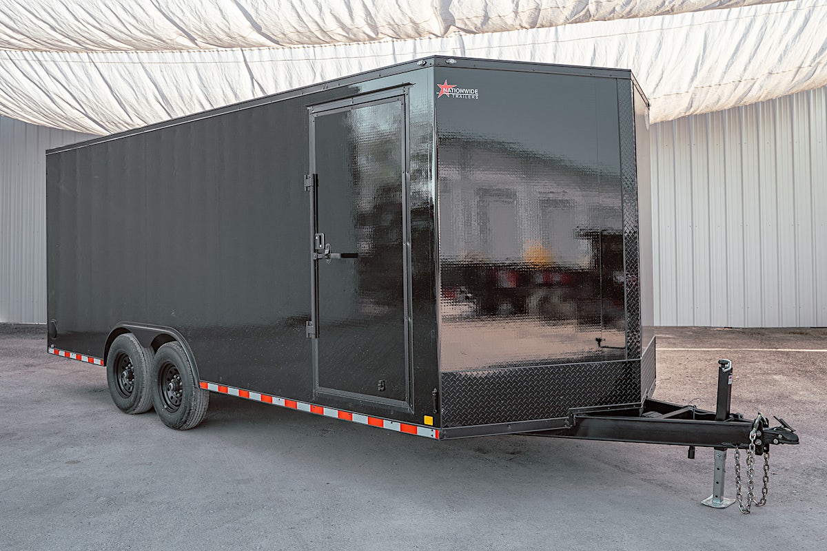 CellTech 8.5'x24' All-Steel Enclosed Cargo Trailer w/ Rear Barn Doors (C2) - Image 2