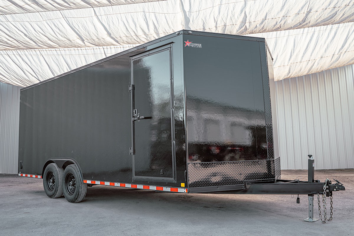 CellTech 8.5'x24' All-Steel Enclosed Cargo Trailer w/ Rear Barn Doors (C2) - Image 3