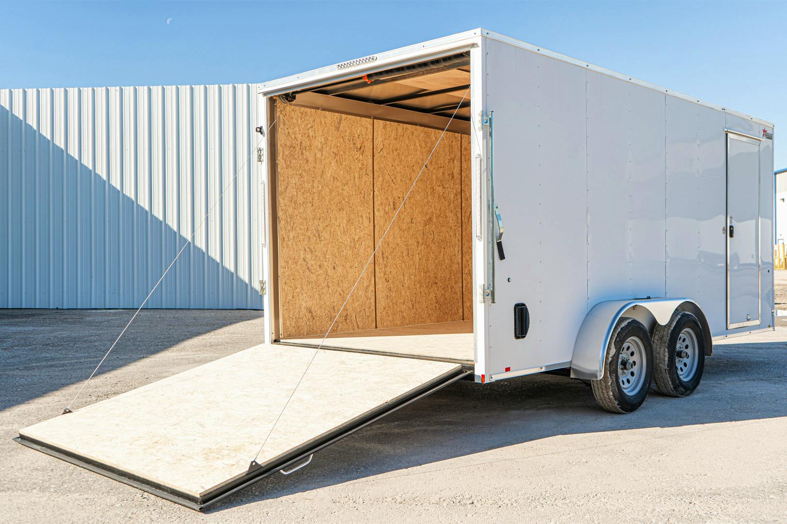 Compass 7'x16' Enclosed Cargo Trailer w/ Rear Ramp Door (C2) - Stock #76778 - Image 14 of 18