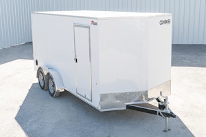 Compass 7'x16' Enclosed Cargo Trailer w/ Rear Ramp Door (C2)