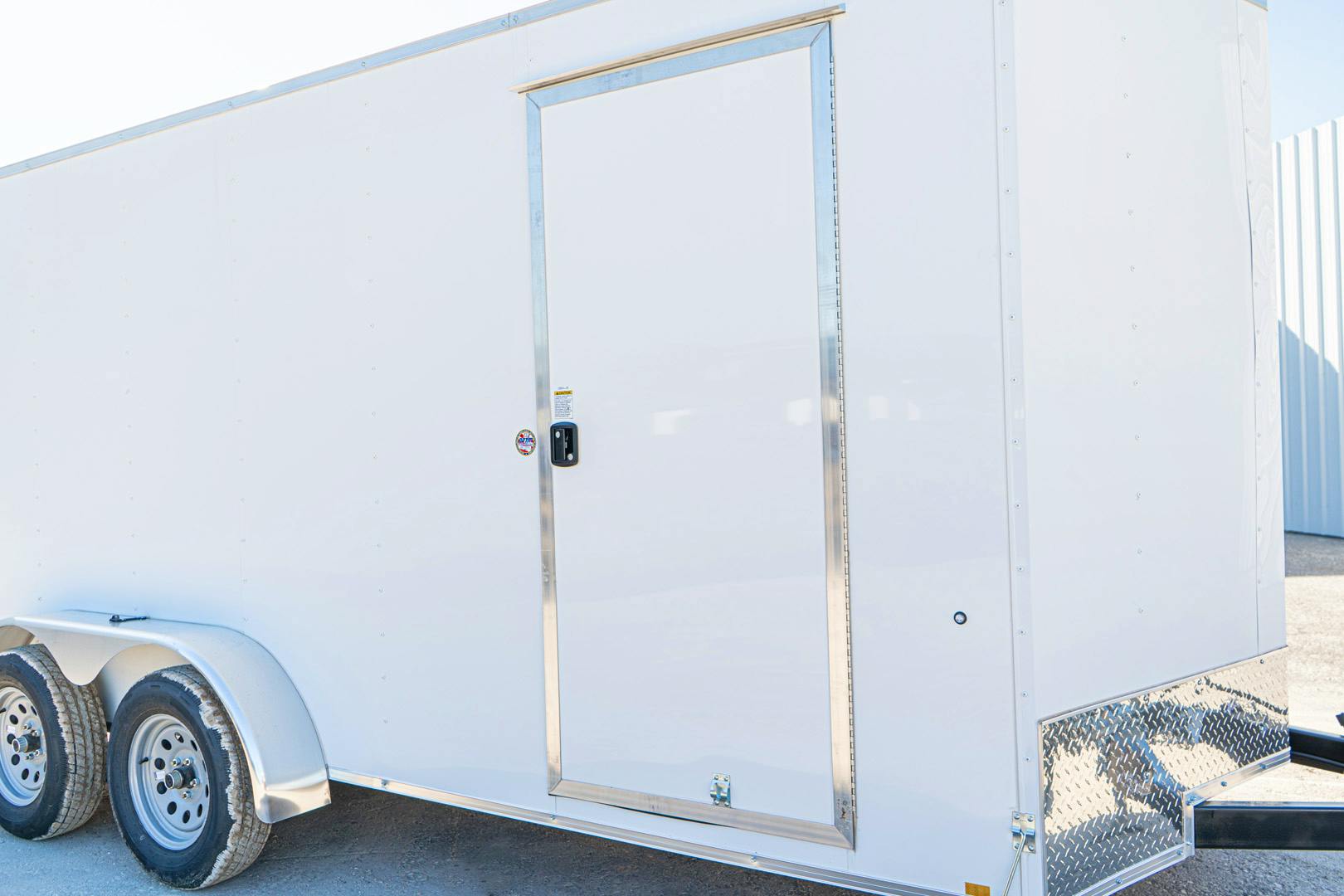 Compass 7'x16' Enclosed Cargo Trailer w/ Rear Ramp Door (C2) - Stock #76778 - Image 6 of 18