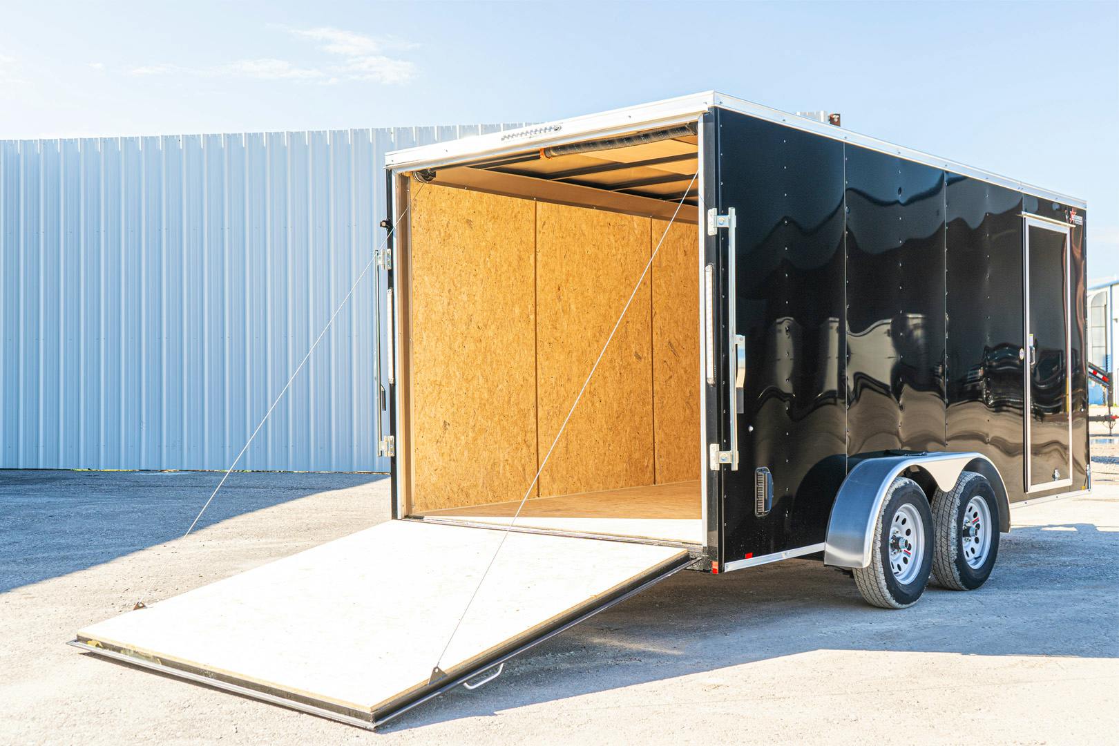 Compass 7'x16' Enclosed Cargo Trailer w/ Rear Ramp Door (C2) - Stock #76998 - Image 14 of 18