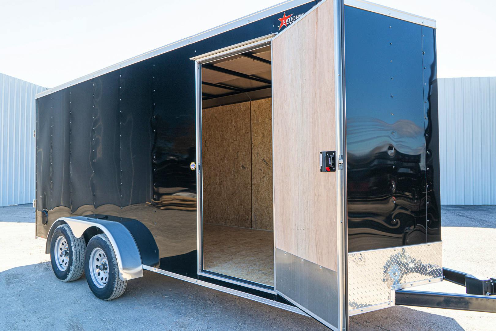 Compass 7'x16' Enclosed Cargo Trailer w/ Rear Ramp Door (C2) - Stock #76998 - Image 7 of 18