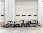 PJ Trailers 14'x83" Tandem Axle 4" Channel Utility Trailer (UL) Stock #77080 - Thumbnail 3