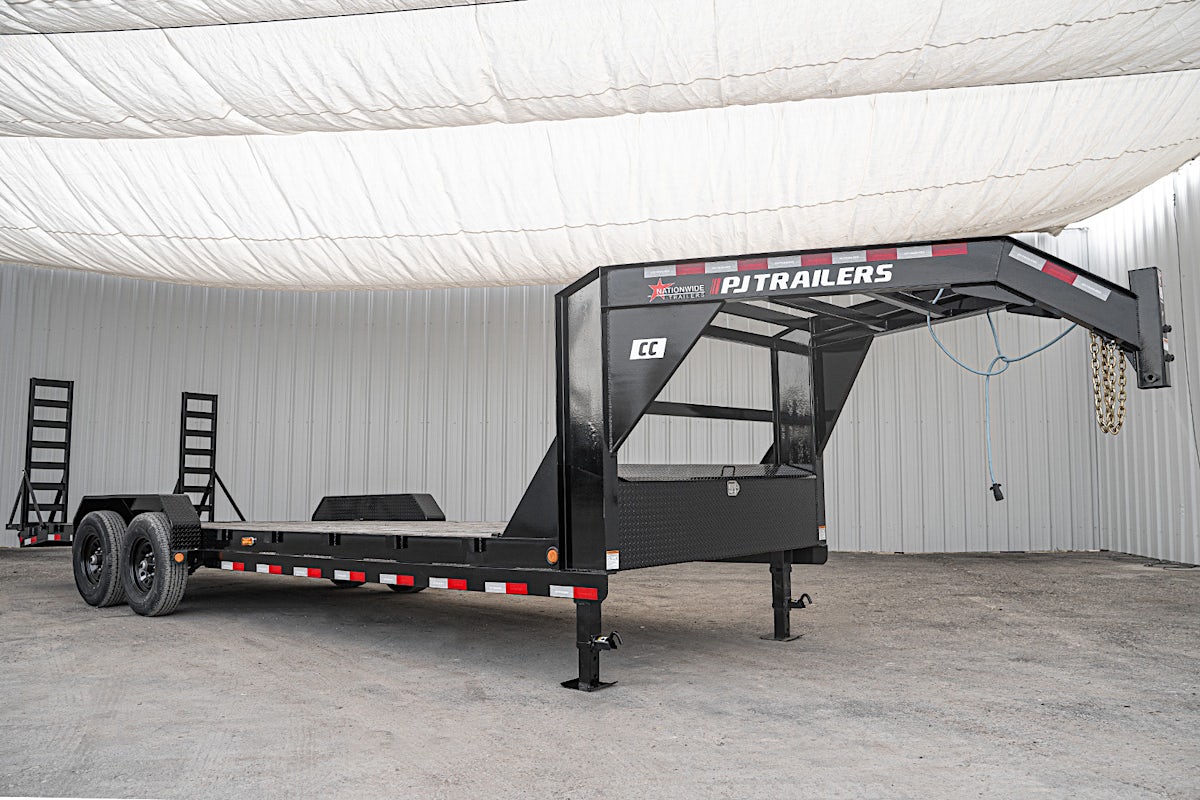 PJ Trailers 24'x83" Gooseneck 6" Channel Equipment Trailer (CC) - Image 3