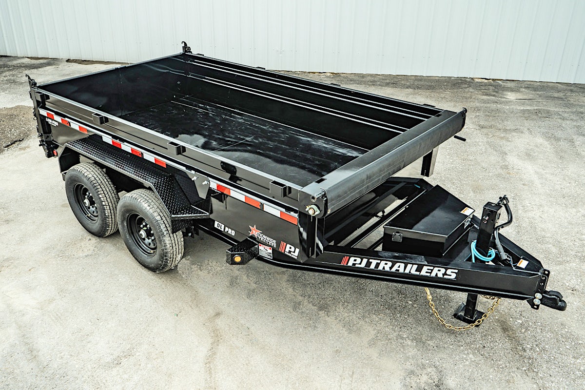 PJ Trailers 12'x83" Low Pro Dump Trailer w/ 2' Sides (DL) - Image 6