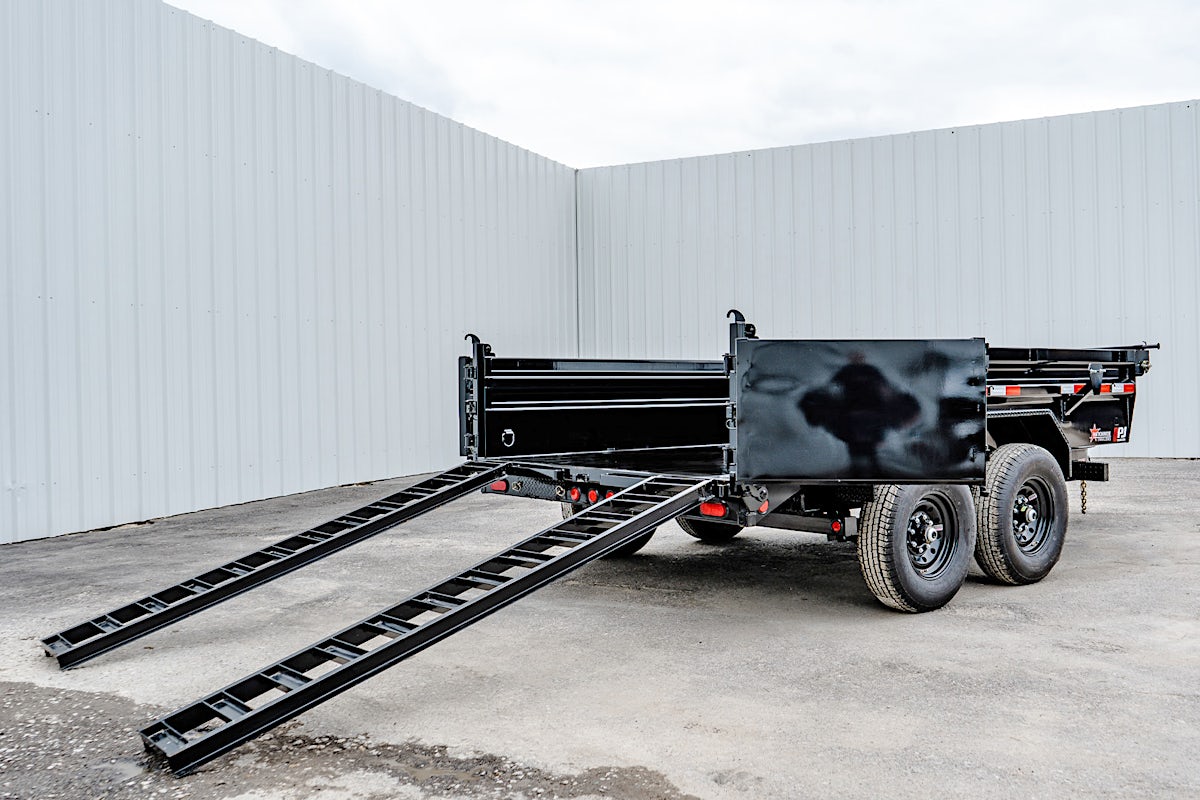 PJ Trailers 12'x83" Low Pro Dump Trailer w/ 2' Sides (DL) - Image 23