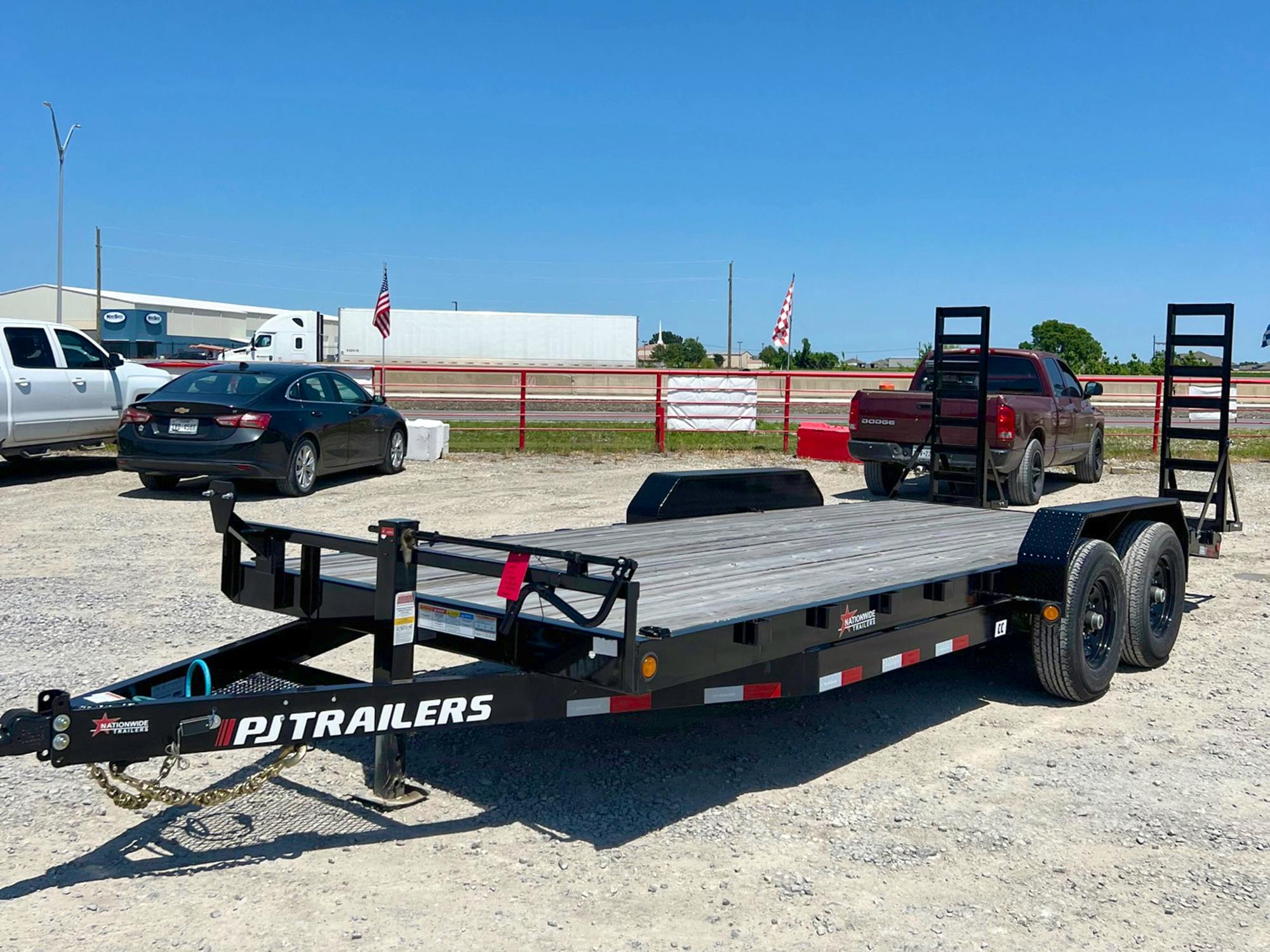 PJ Trailers 20'x83" 6" Channel Equipment Trailer (CC) - Stock #77110 - Image 2 of 5