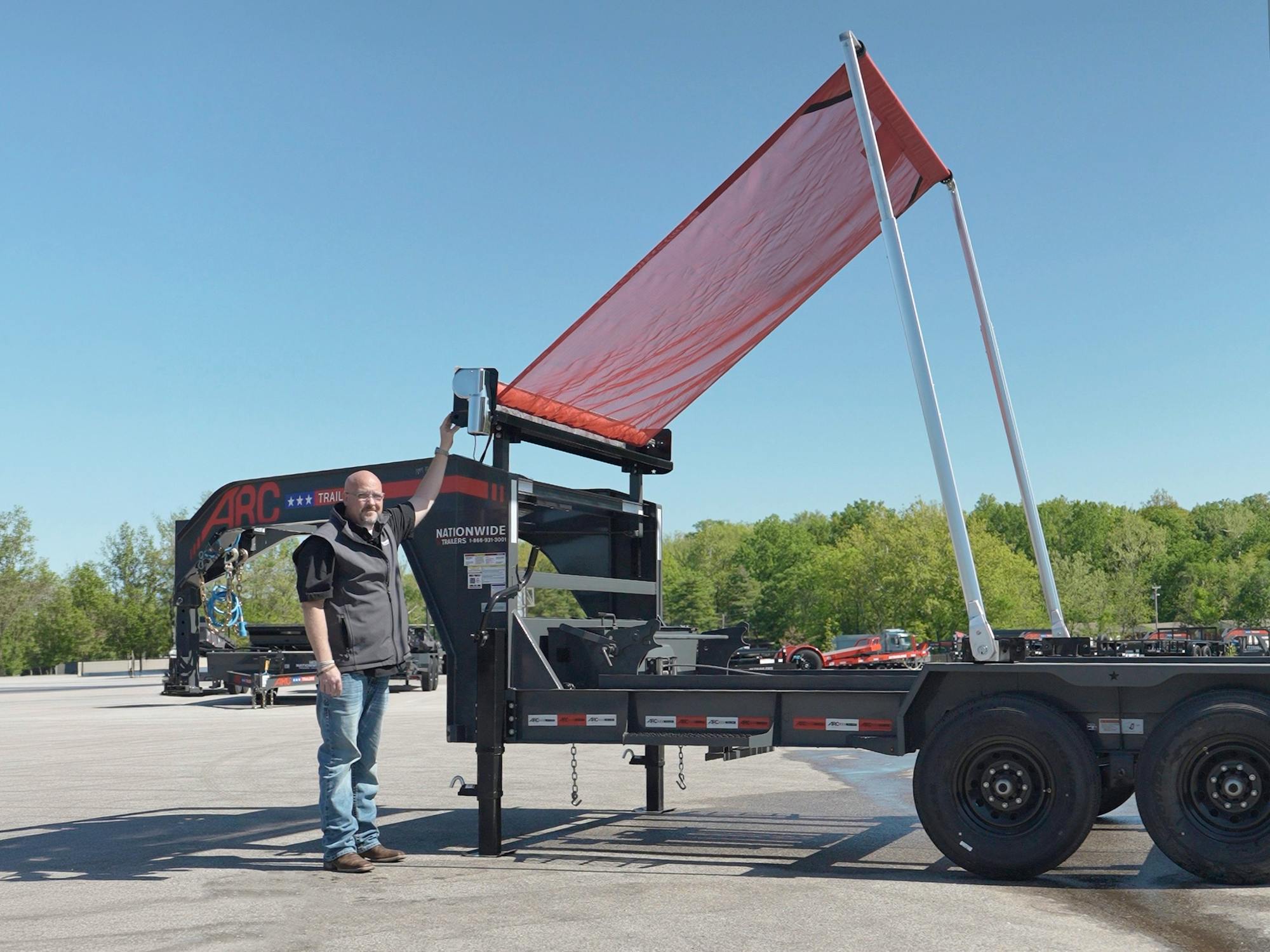 ARC Trailers 14' 14K Roll Off Dump Trailer (GRD) - Stock #77133 - Image 5 of 12