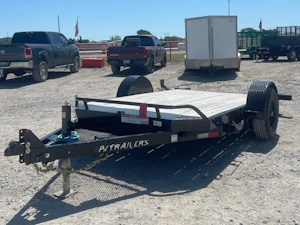 PJ Trailers 13'x81" Single Axle Hydraulic Gravity Tilt Trailer (T1)