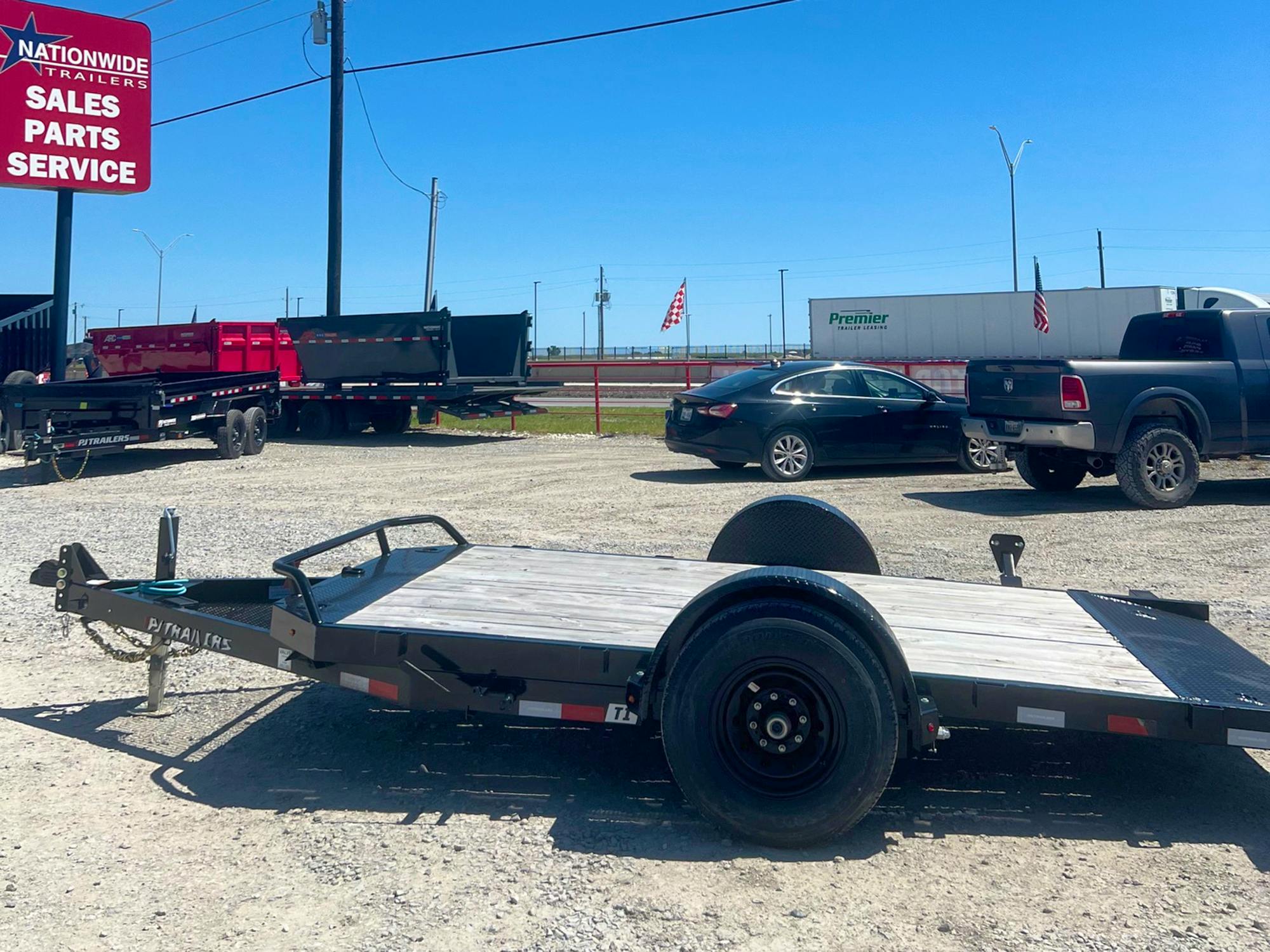 PJ Trailers 13'x81" Single Axle Hydraulic Gravity Tilt Trailer (T1) - Stock #77177 - Image 7 of 7