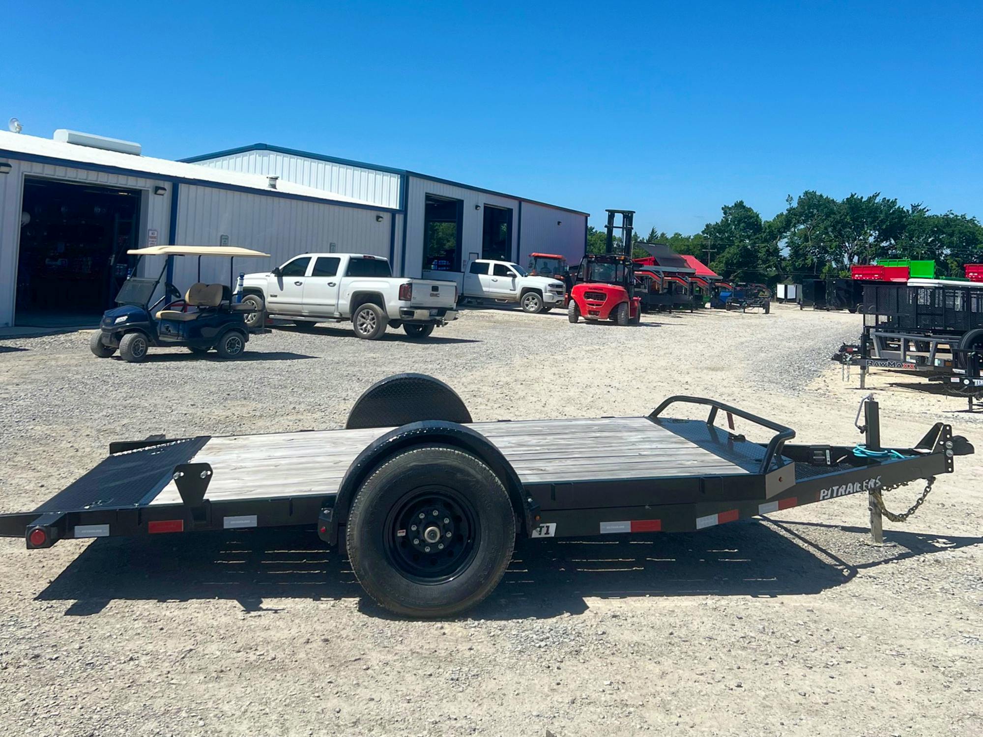 PJ Trailers 13'x81" Single Axle Hydraulic Gravity Tilt Trailer (T1) - Stock #77177 - Image 5 of 7