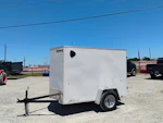 Compass 5'x8' Enclosed Cargo Trailer w/ Rear Ramp Door (C1) Stock #77200 - Thumbnail 2