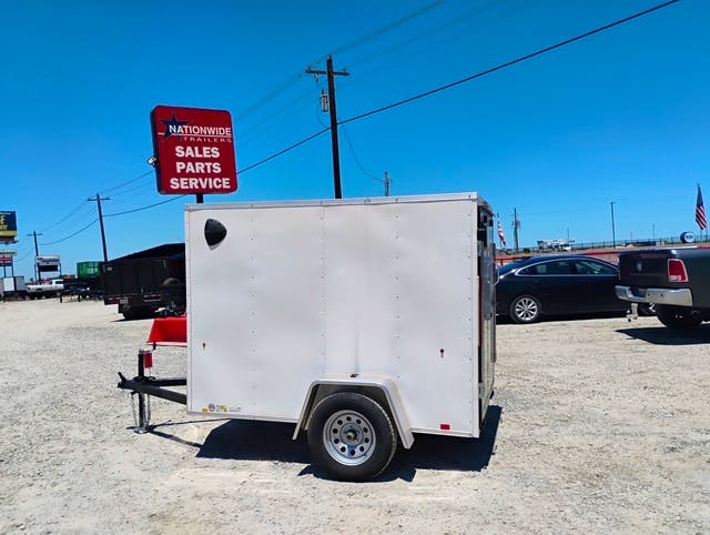 Compass 5'x8' Enclosed Cargo Trailer w/ Rear Ramp Door (C1) - Stock #77200 - Image 3 of 7