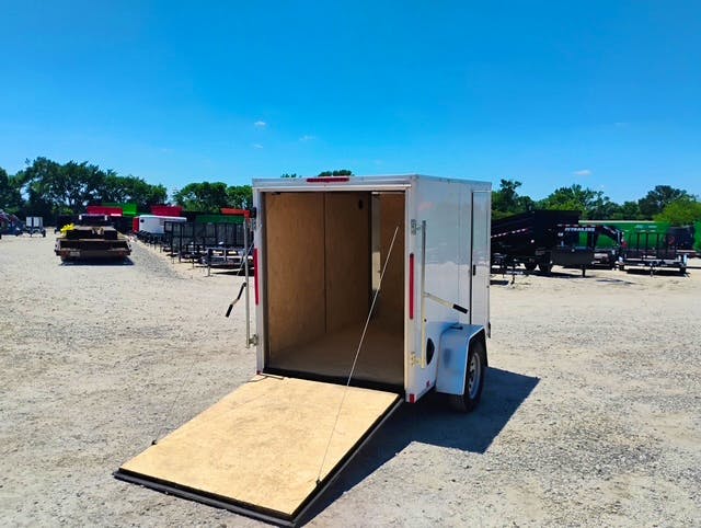 Compass 5'x8' Enclosed Cargo Trailer w/ Rear Ramp Door (C1) - Stock #77200 - Image 6 of 7