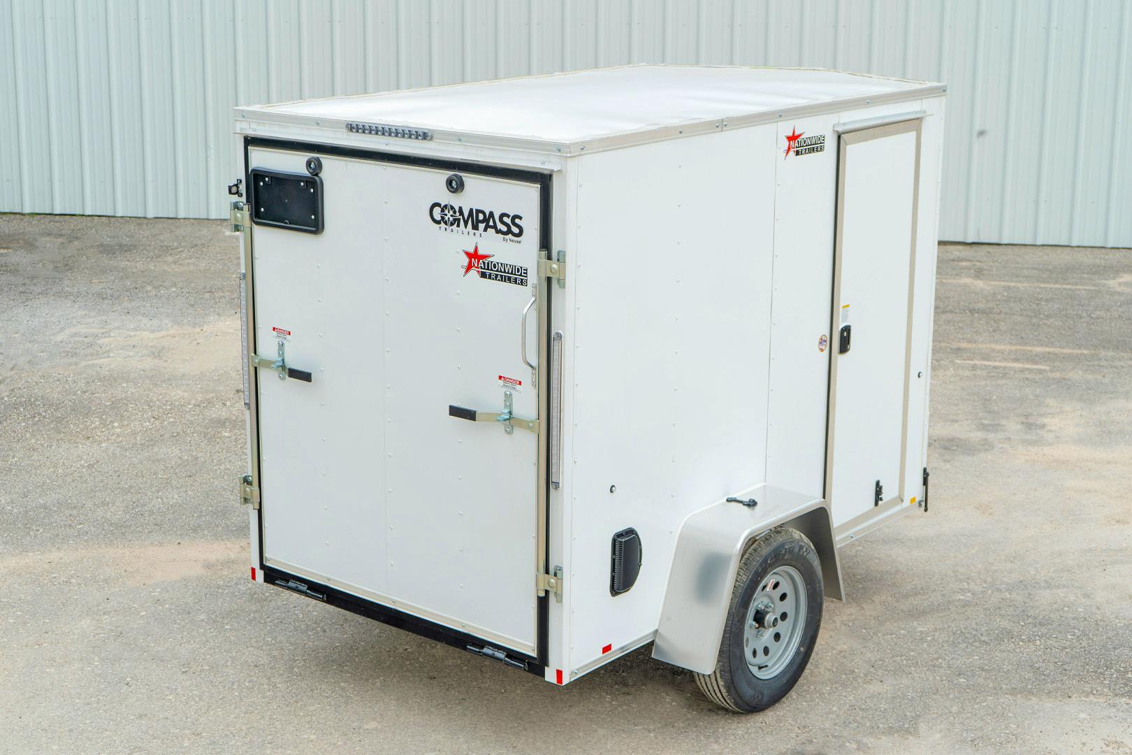 Compass 5'x8' Enclosed Cargo Trailer w/ Rear Ramp Door (C1) - Stock #77200 - Image 11 of 17