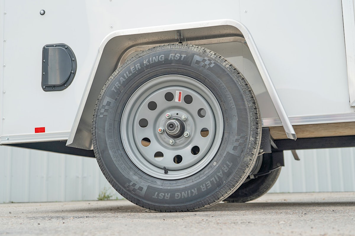 Compass 5'x8' Enclosed Cargo Trailer w/ Rear Ramp Door (C1) - Image 9