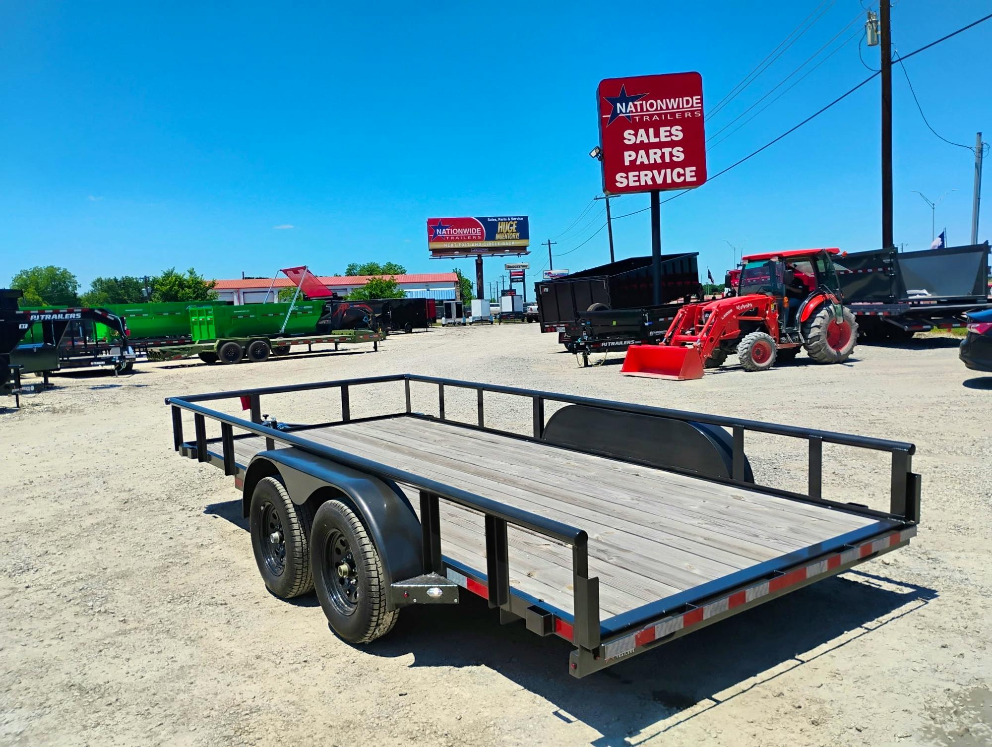 X-ON 16'x83" Utility Trailer w/ Slide-In Ramps (U2) - Stock #77349 - Image 3 of 5