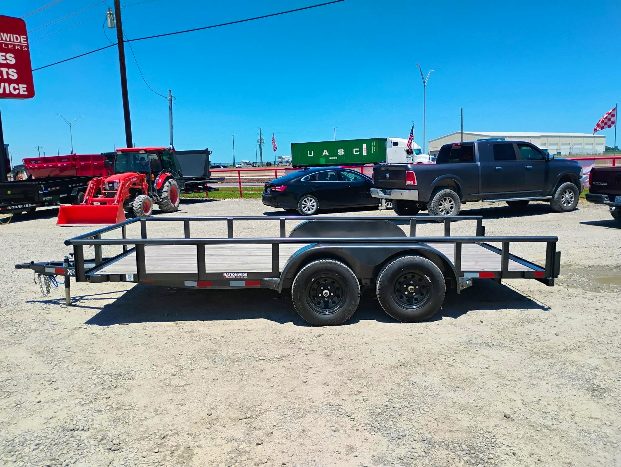 X-ON 16'x83" Utility Trailer w/ Slide-In Ramps (U2) - Stock #77349 - Image 2 of 5