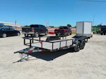 X-ON 16'x83" Utility Trailer w/ Slide-In Ramps (U2) Stock #77349 - Thumbnail 1