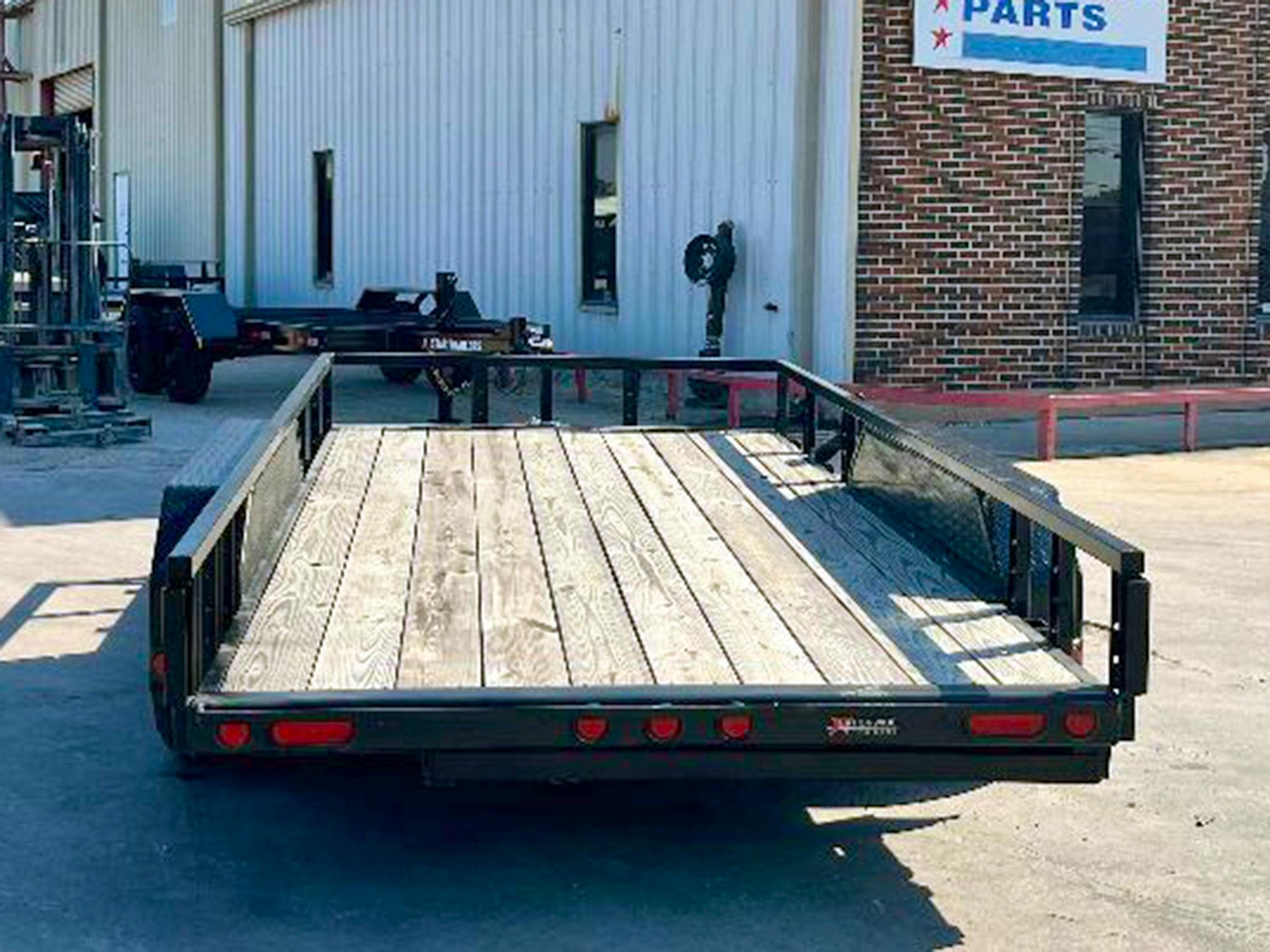PJ Trailers 14'x77" Tandem Axle 4" Channel Utility Trailer (UK) - Stock #77428 - Image 3 of 4
