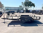 PJ Trailers 14'x77" Tandem Axle 4" Channel Utility Trailer (UK) Stock #77428 - Thumbnail 4