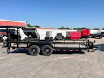 PJ Trailers 14'x77" Tandem Axle 4" Channel Utility Trailer (UK) Stock #77428 - Thumbnail 2