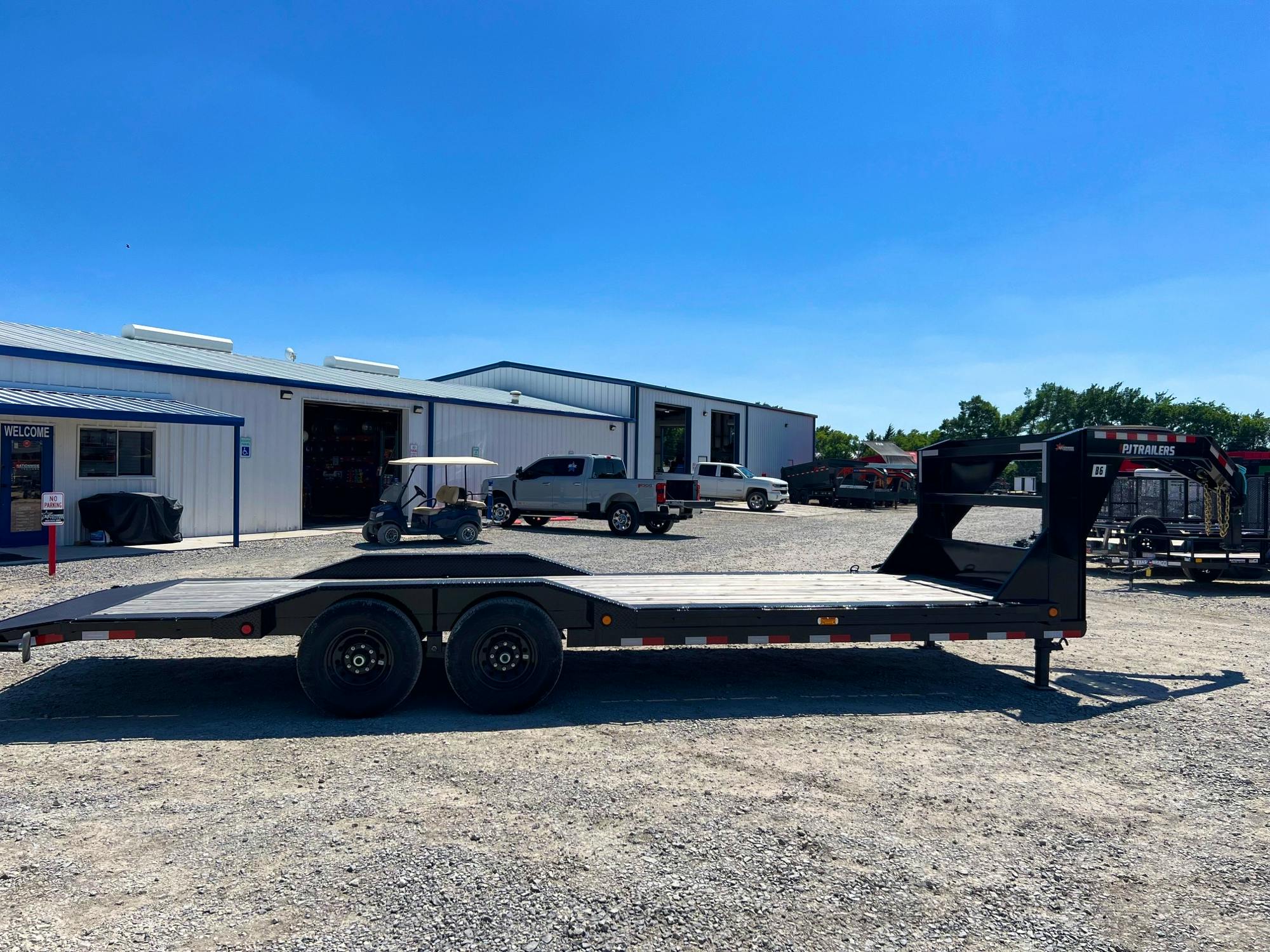 PJ Trailers 24'x102" GN 6" Channel Super-Wide Equipment Trailer (B6) - Stock #77556 - Image 2 of 5