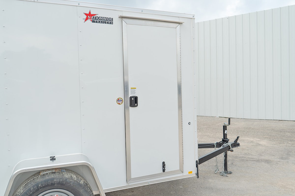 Compass 5'x8' Enclosed Cargo Trailer w/ Rear Ramp Door (C1) - Image 6