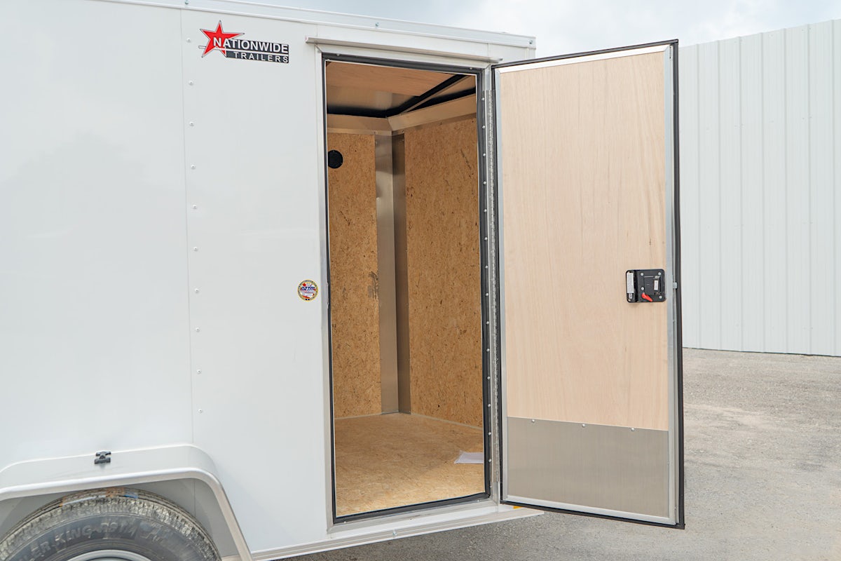 Compass 5'x8' Enclosed Cargo Trailer w/ Rear Ramp Door (C1) - Image 7