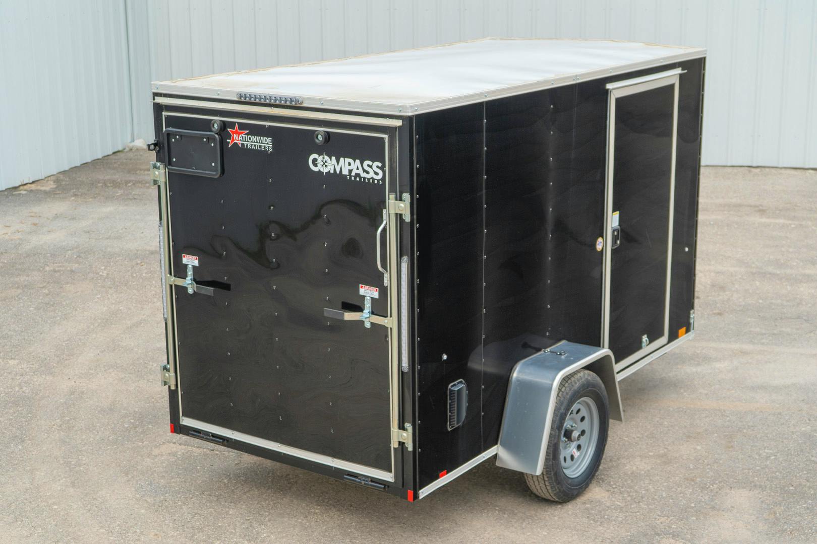 Compass 5'x10' Enclosed Cargo Trailer w/ Rear Ramp Door (C1) - Stock #77562 - Image 12 of 18