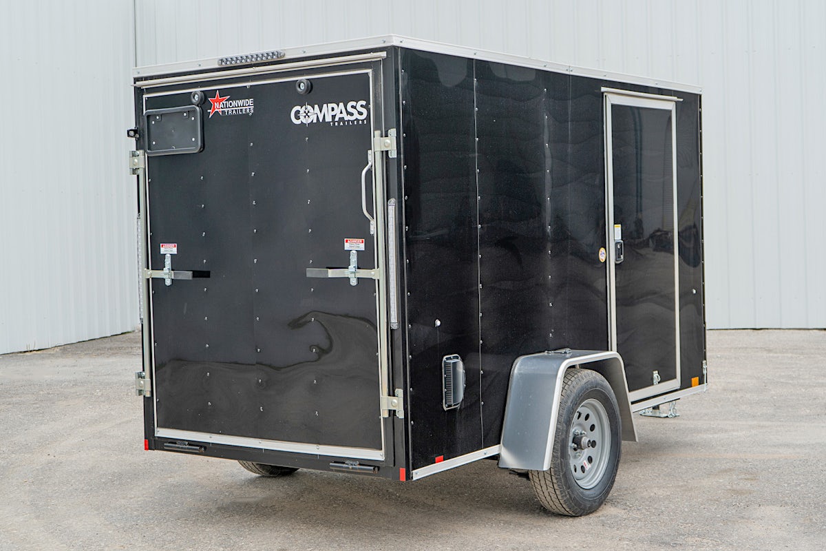 Compass 5'x10' Enclosed Cargo Trailer w/ Rear Ramp Door (C1) - Image 13