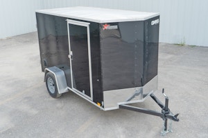 Compass 5'x10' Enclosed Cargo Trailer w/ Rear Ramp Door (C1)