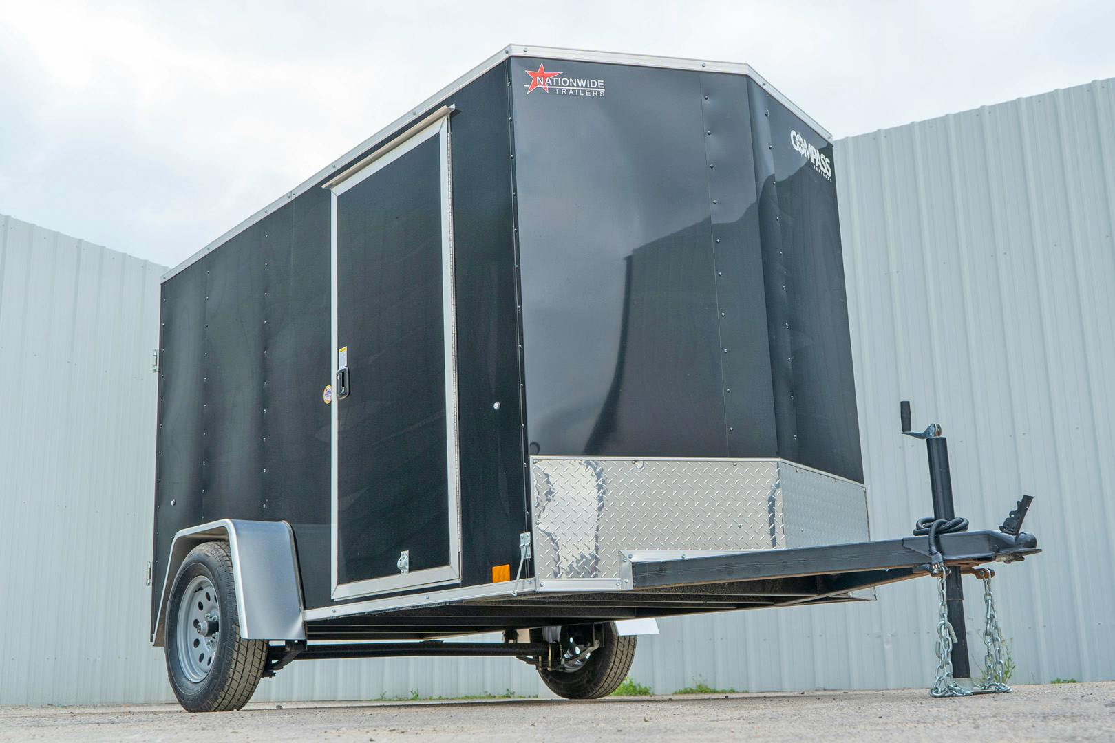 Compass 5'x10' Enclosed Cargo Trailer w/ Rear Ramp Door (C1) - Stock #77562 - Image 3 of 18