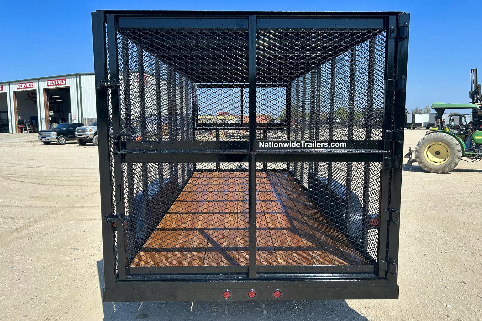 Texas Bragg 16'x77" Landscape Trash Trailer w/ Tandem Axle (LT) - Stock #77736 - Image 4 of 7