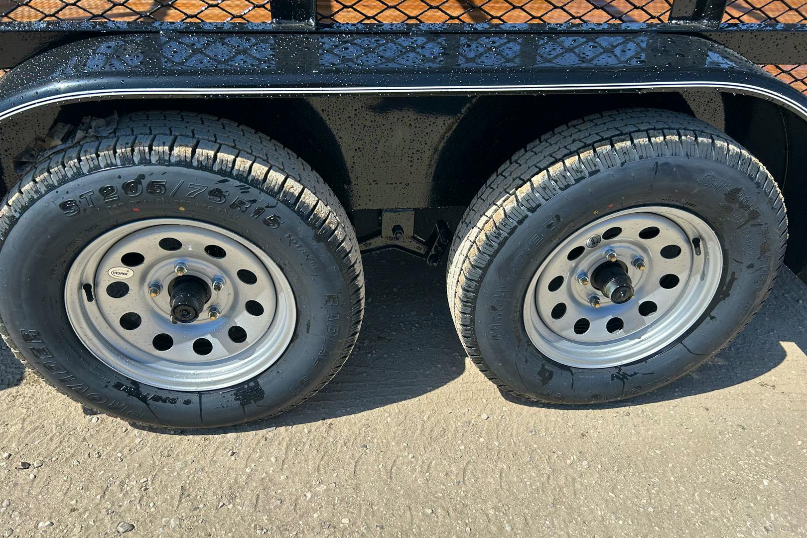 Texas Bragg 16'x77" Landscape Trash Trailer w/ Tandem Axle (LT) - Stock #77736 - Image 6 of 7