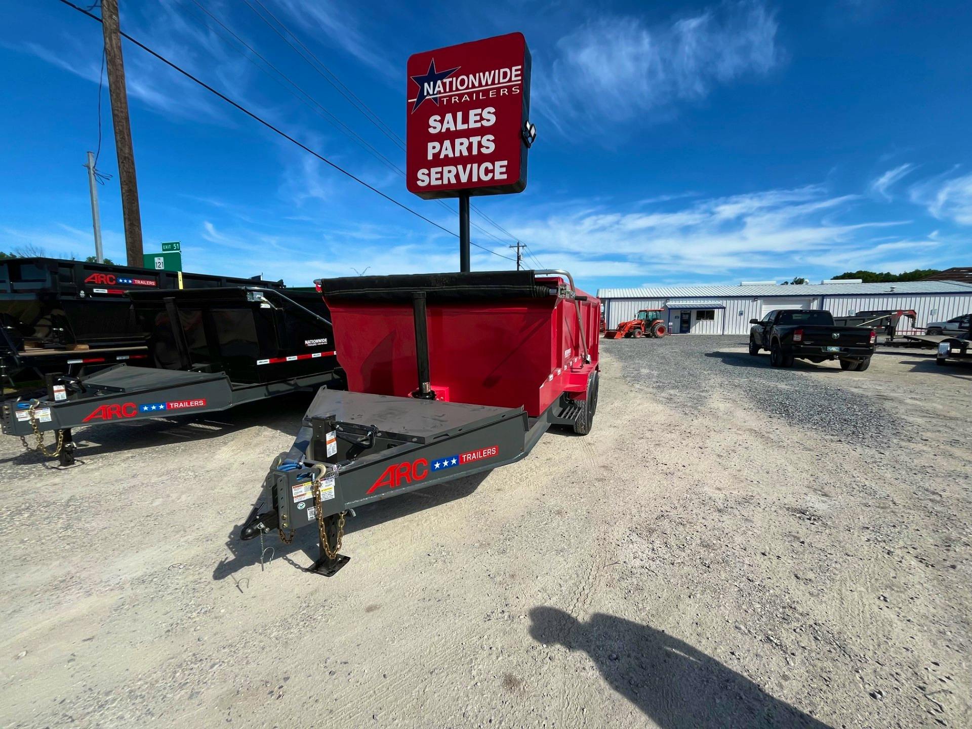 ARC Trailers 14'x83" Telescopic Dump Trailer w/ 4' Sides (BDT) - Image 2