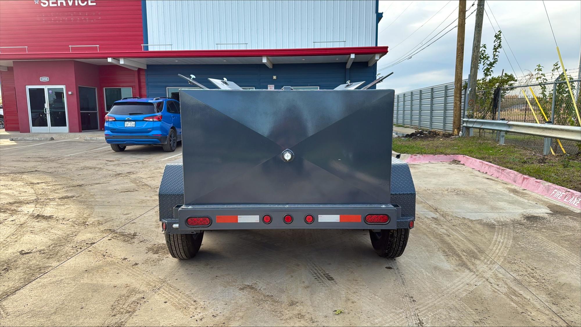 AT Trailers 16'X60" 750 Gallon Fuel Tank / 75 Gallon Def Tank Trailer