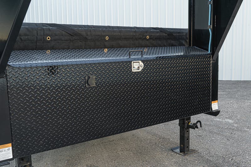 PJ Trailers 16ftx83in Gooseneck Low Pro Dump Trailer w  2ft Sides  DL