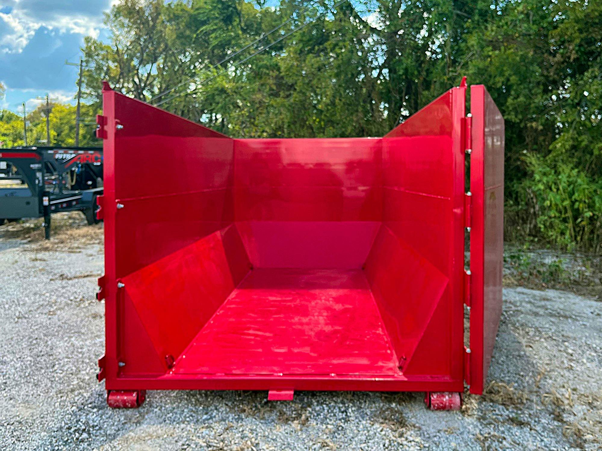 ARC Trailers 14' 20YD Steel Dumpster Bin w/ 6' Sides - Stock #78020 - Image 5 of 5